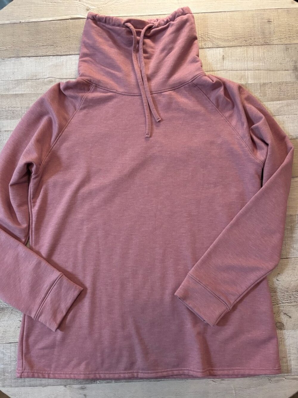 32 Degrees Heat Pullover Women's Medium Mauve Sweatshirt Long Sleeves